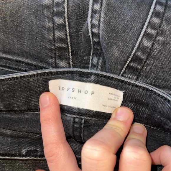 Black top shop skinny jeans - Picture 3 of 4